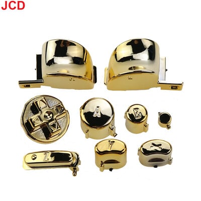 JCD 1 set taste butoane de galvanizare ABXY Z tastaturi butoane LR pentru accesorii de înlocuire pentru controlerul de joc Gamecube NGC
