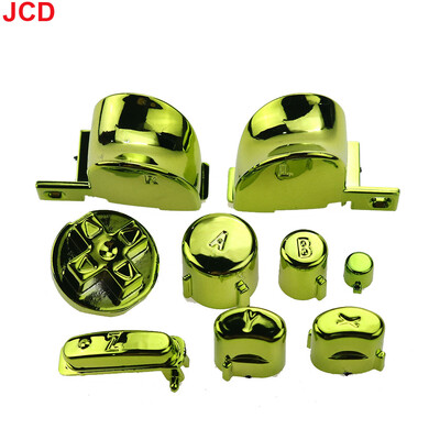 JCD 1 set taste butoane de galvanizare ABXY Z tastaturi butoane LR pentru accesorii de înlocuire pentru controlerul de joc Gamecube NGC