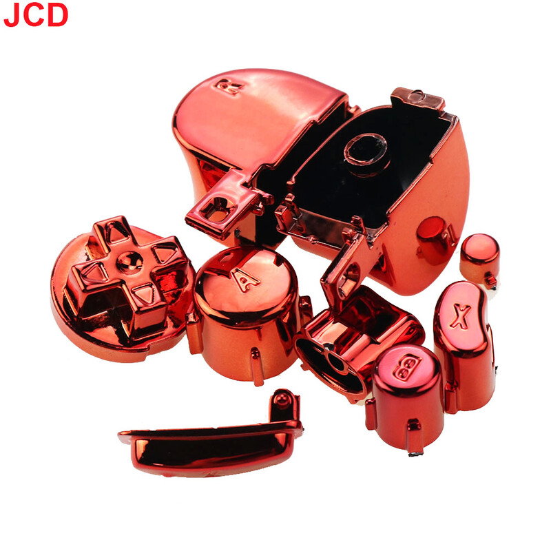 JCD 1 set taste butoane de galvanizare ABXY Z tastaturi butoane LR pentru accesorii de înlocuire pentru controlerul de joc Gamecube NGC