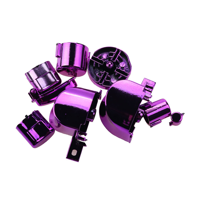 JCD 1 set taste butoane de galvanizare ABXY Z tastaturi butoane LR pentru accesorii de înlocuire pentru controlerul de joc Gamecube NGC