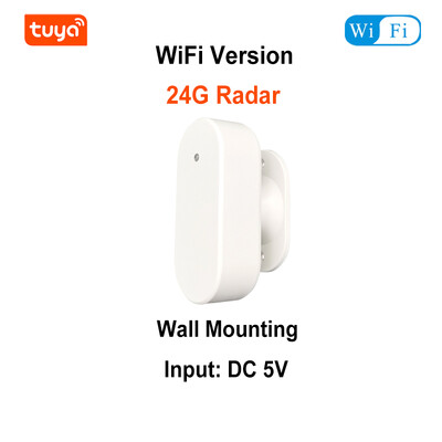 Tuya Smart WiFi Zigbee радар с милиметрови вълни 24 Ghz сензор за движение, детектор за човешко присъствие с откриване на яркост/разстояние 5 VDC