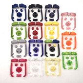 Plastikinio spalvoto mygtuko krypties klavišo veikimo klavišas AB raktas kryžminio klavišo D-pad, skirtas Gameboy Advance GBA