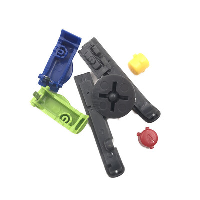 Plastikinio spalvoto mygtuko krypties klavišo veikimo klavišas AB raktas kryžminio klavišo D-pad, skirtas Gameboy Advance GBA