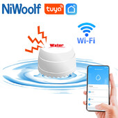 „WiFi“ vandens jutiklis „Tuya“ nuotėkio detektorius, garso signalas apie nuotėkį, perpildymą, APP, valdantis išmaniųjų namų apsaugos signalizaciją