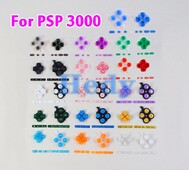 1 set pentru Consola de jocuri Sony PSP 3000 Kit de butoane stânga dreapta de înlocuire D-pad Selectează butoanele de pornire cheie pentru piesa de reparare PSP3000