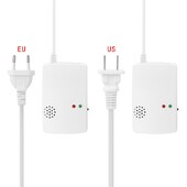 Детектор за природен газ Детектор за газ пропан Аларма за изтичане на газ и за LPG