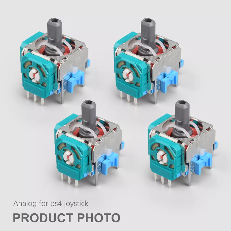 10 PCS оригинални резервни части за джойстик за PS4 контролер 3d рокер джойстик ос аналогов сензор части за ремонт аксесоари