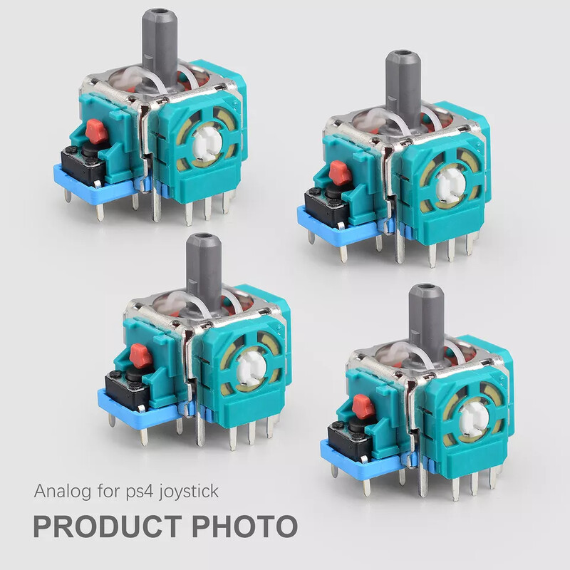 10 PCS оригинални резервни части за джойстик за PS4 контролер 3d рокер джойстик ос аналогов сензор части за ремонт аксесоари