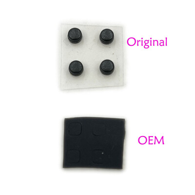 Capac pentru orificiul șuruburilor superioare LCD originale și OEM pentru consola Nintendo New 3DS XL LL, față spate, șurub, capac picioare din cauciuc