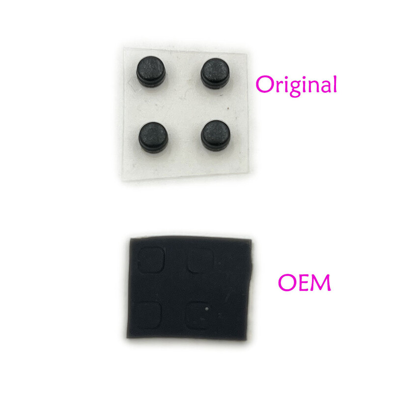 Capac pentru orificiul șuruburilor superioare LCD originale și OEM pentru consola Nintendo New 3DS XL LL, față spate, șurub, capac picioare din cauciuc