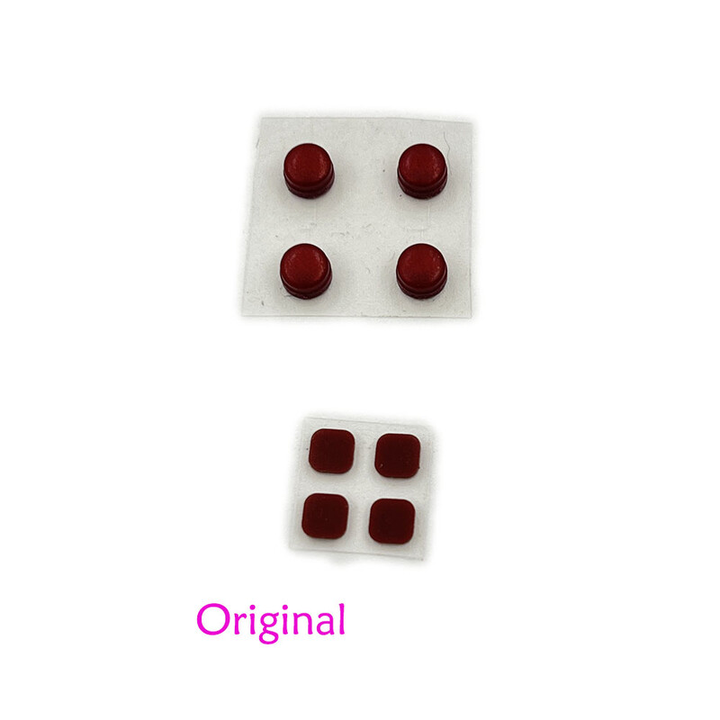 Capac pentru orificiul șuruburilor superioare LCD originale și OEM pentru consola Nintendo New 3DS XL LL, față spate, șurub, capac picioare din cauciuc