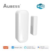 Tuya Zigbee/WiFi Senzor ușă inteligentă Fereastră ușă de garaj Detectoare deschise/închise Smart Life APP Telecomandă prin Alexa Google Home