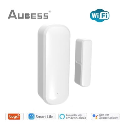 Tuya Zigbee/WiFi Έξυπνος αισθητήρας πόρτας Παράθυρο γκαραζόπορτας Ανοιχτοί/κλειστοί ανιχνευτές Smart Life APP Τηλεχειριστήριο μέσω Alexa Google Home