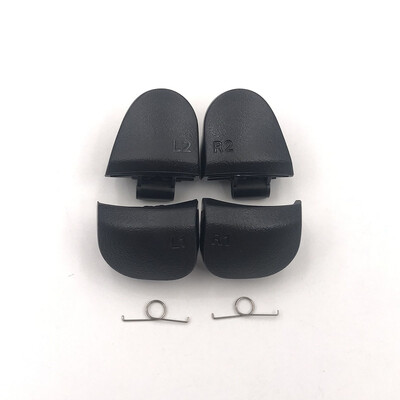 1 set crne zamjene R1 L1 R2 L2 tipke za okidače za PS5 010 020 030 Kontroler Ključ za igru s oprugom