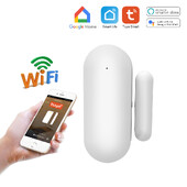 Tuya Smart Home WiFi Detector de uși Aplicație Notificare Senzor de fereastră Alertă de protecție de securitate Alarma de securitate
