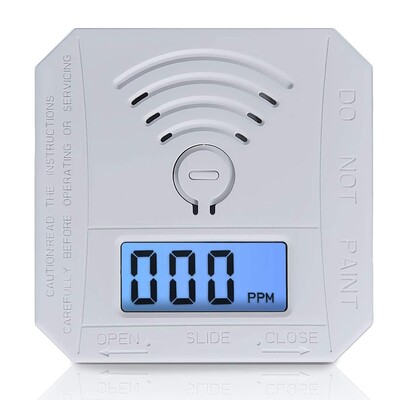 Detector de monoxid de carbon, detector de alarmă pentru monitorul de gaz CO Conform standardelor UL 2034, senzor de CO