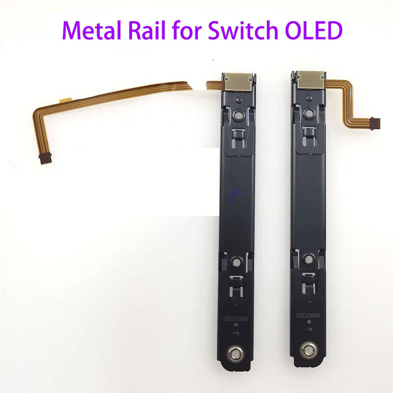 Sină de glisare LR dreapta și stânga de schimb cu cablu flexibil pentru consola Nintend Switch OLED Glisor metalic din plastic pentru Switch Joycon
