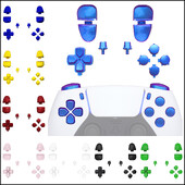eXtremeRate asendus-D-pad R1 L1 R2 L2 päästikud näonupud, täiskomplektsed nupud, mis ühilduvad ps5 kontrolleriga BDM-030/040/050