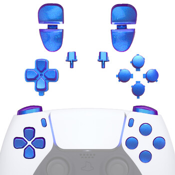 eXtremeRate Replacement D-pad R1 L1 R2 L2 Triggers Buttons Face, Full Set Buttons Συμβατά με ελεγκτή ps5 BDM-030/040/050