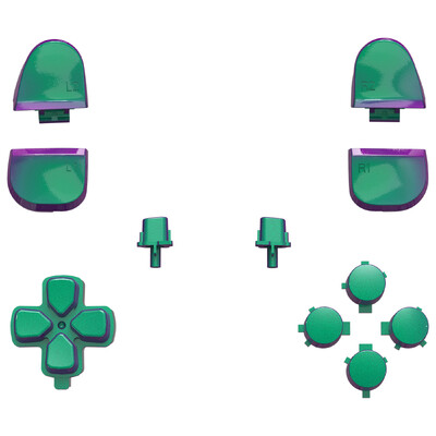 eXtremeRate asendus-D-pad R1 L1 R2 L2 päästikud näonupud, täiskomplektsed nupud, mis ühilduvad ps5 kontrolleriga BDM-030/040/050
