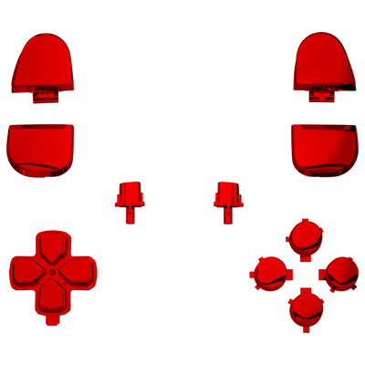 eXtremeRate asendus-D-pad R1 L1 R2 L2 päästikud näonupud, täiskomplektsed nupud, mis ühilduvad ps5 kontrolleriga BDM-030/040/050