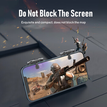 X8 Mobile Game Trigger για PUBG Phone Gaming 6 Finger Trigger Sensitive Shoot Phone Game Trigger L1 R1 Keys Aim Keys Game Controller