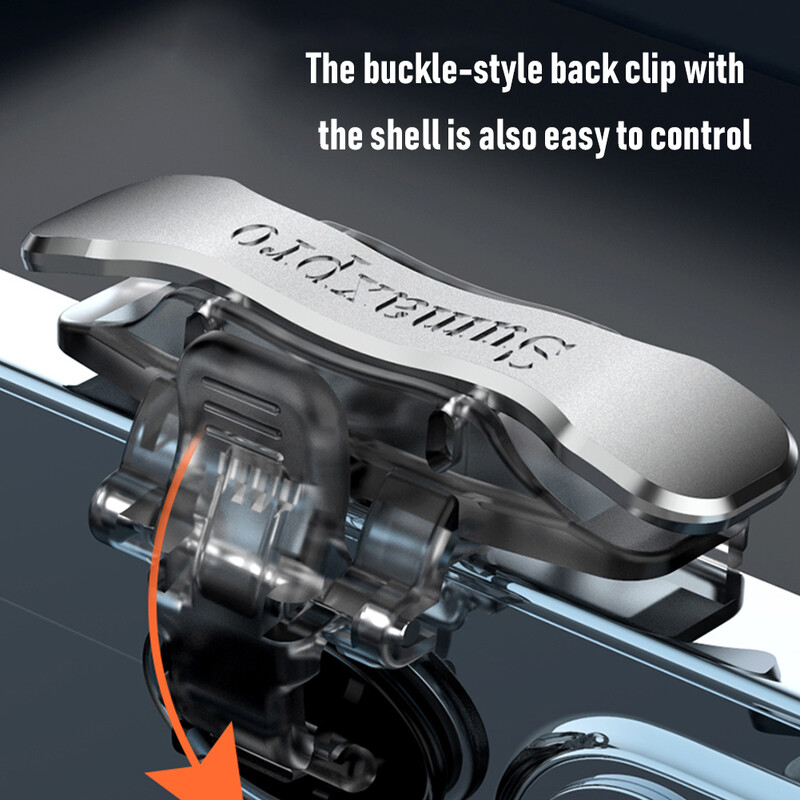 X8 Declanșator de joc mobil pentru PUBG Telefon Gaming 6 degete declanșare Sensitiv Trage telefon Declanșator de joc L1 R1 Taste de obiectiv Controler de joc