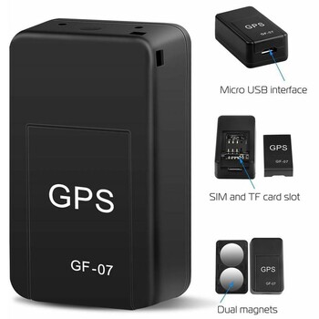 Mini GF 07 GPS Car Tracker Track Anti Theft Anti Lost Locator Ισχυρή μαγνητική βάση SIM Message Positioner