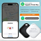 Mini stebėjimo įrenginys veikia su Apple Find My App Smart Tag Keys Finder Pet Car Lost Tracker Smart Bluetooth Tracker IOS sistema