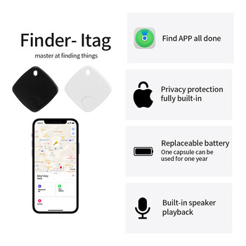 Smart Mini GPS Tracker iTag Air Tag Airtag Anti-loss Finder Συσκευή για παιδιά Ηλικιωμένους και κατοικίδια Εργασία με την Apple Find My APP