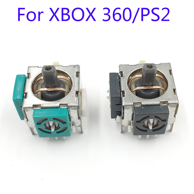 10 buc. Piese de reparare a senzorului de stick de joystick analogic 3D pentru Microsoft pentru Xbox 360 pentru schimb de joystick pentru controler PS2