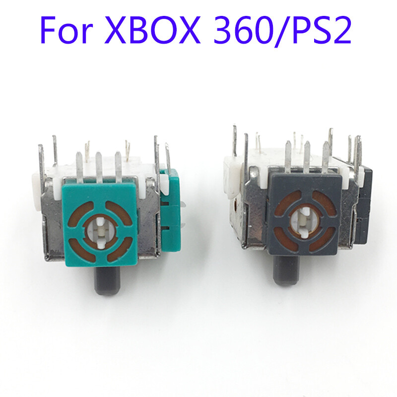 10 buc. Piese de reparare a senzorului de stick de joystick analogic 3D pentru Microsoft pentru Xbox 360 pentru schimb de joystick pentru controler PS2