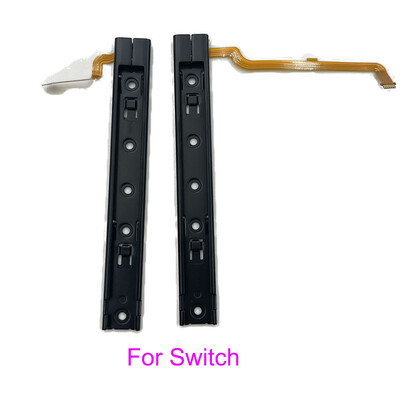 Originaal Nintendo Switch Console LR-i liuguri vasakpoolse parempoolse liuguri raudteesiin NS-lüliti jaoks Oled kontrolleri rööbastee liuguri parandamine
