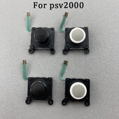 Нов резервен бутон Thumb Stick 3D аналогов джойстик Rocker за PS Vita PSVITA PSV 2000 черно-бял оригинал