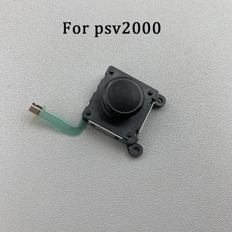 Нов резервен бутон Thumb Stick 3D аналогов джойстик Rocker за PS Vita PSVITA PSV 2000 черно-бял оригинал