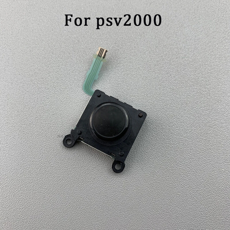 Нов резервен бутон Thumb Stick 3D аналогов джойстик Rocker за PS Vita PSVITA PSV 2000 черно-бял оригинал