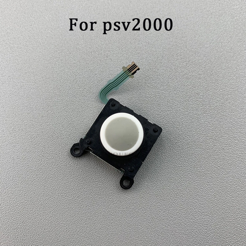 Нов резервен бутон Thumb Stick 3D аналогов джойстик Rocker за PS Vita PSVITA PSV 2000 черно-бял оригинал