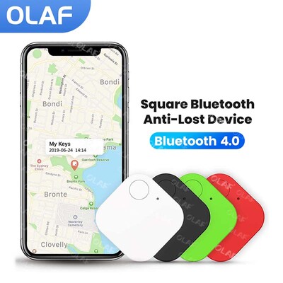 Smart Bluetooth 4.0 GPS Tracker Anti Lost Reminder Device Car Key Pet Детска чанта Wallet Tracking Finder Locator за iOS Android