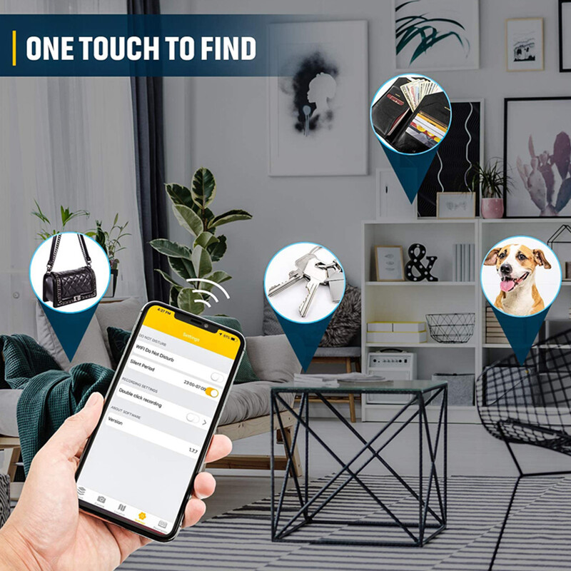 Smart Bluetooth 4.0 GPS Tracker Anti Lost Podsjetnik Uređaj Ključ za kućne ljubimce Dječja torba Novčanik Traženje Traženje Lokator za iOS Android