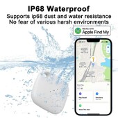 За Apple GPS Smart Tag Anti-Lost Alarm Wireless Bluetooth Tracker Wallet Bike Key Pet Finder Location Record Smart Tracker