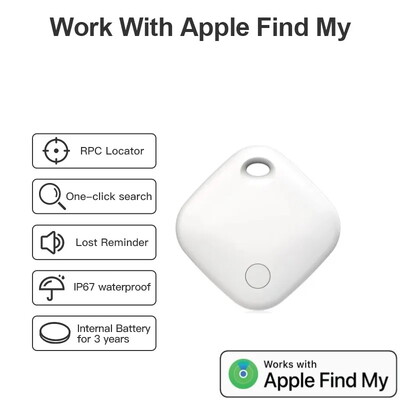 За Apple GPS Smart Tag Anti-Lost Alarm Wireless Bluetooth Tracker Wallet Bike Key Pet Finder Location Record Smart Tracker