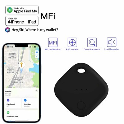 За Apple GPS Smart Tag Anti-Lost Alarm Wireless Bluetooth Tracker Wallet Bike Key Pet Finder Location Record Smart Tracker