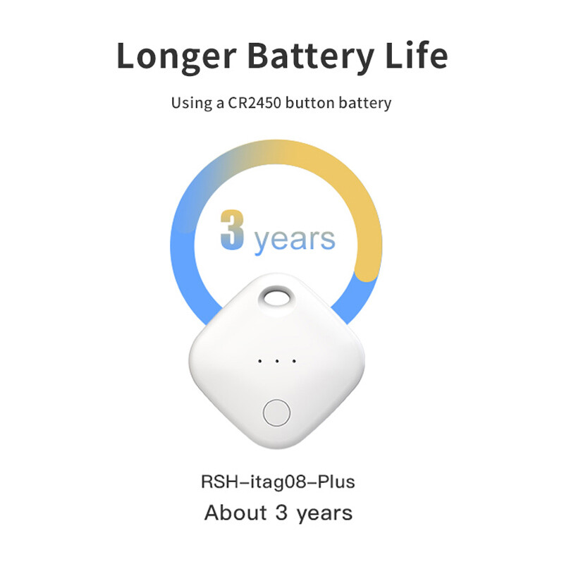 За Apple GPS Smart Tag Anti-Lost Alarm Wireless Bluetooth Tracker Wallet Bike Key Pet Finder Location Record Smart Tracker