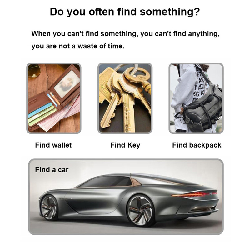 Безжични мини GPS тракери Локатори против кражба против изгубване Bluetooth GPS тракер APP Запис на интелигентни тагове за телефони iPhone/Android