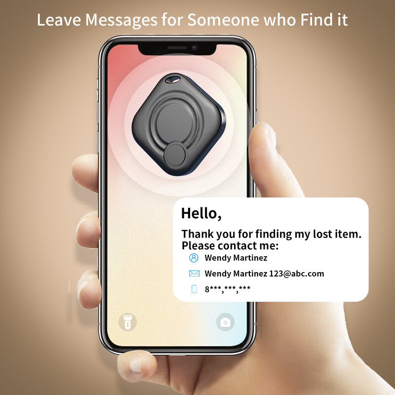 Интелигентен Bluetooth локатор IP67 Водоустойчив Работи с Apple Find My (само за iOS) GPS Smart Tag Tracker Локатор на артикули за чанти Багаж