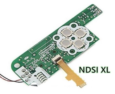 Originaal UUS toitelüliti plaat NDSI jaoks NDSIXL SISSE VÄLJAS nupp UUE 3DS jaoks UUS 3DSXL NEW3DSXL ABXY klahvistiku funktsiooniplaat