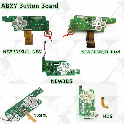 Оригинална НОВА платка за захранване за NDSI NDSIXL ON OFF Бутон за НОВО 3DS НОВО 3DSXL NEW3DSXL ABXY функционална платка на клавиатурата