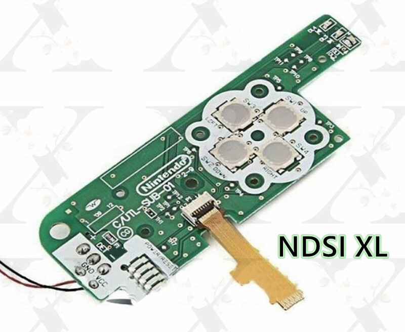 Originaal UUS toitelüliti plaat NDSI jaoks NDSIXL SISSE VÄLJAS nupp UUE 3DS jaoks UUS 3DSXL NEW3DSXL ABXY klahvistiku funktsiooniplaat