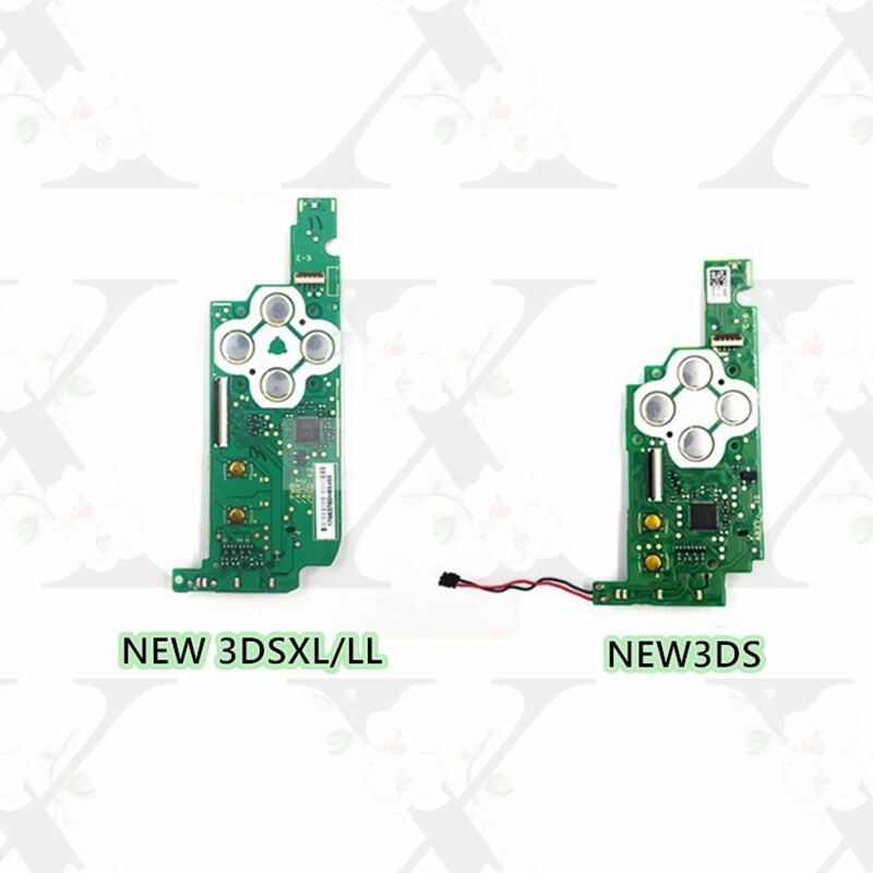 Originaal UUS toitelüliti plaat NDSI jaoks NDSIXL SISSE VÄLJAS nupp UUE 3DS jaoks UUS 3DSXL NEW3DSXL ABXY klahvistiku funktsiooniplaat