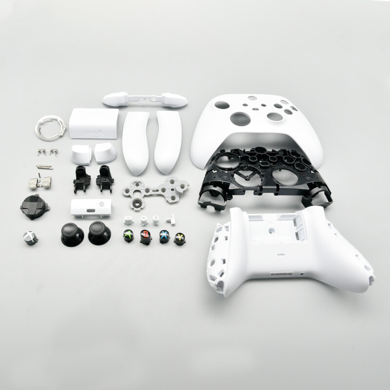 DIY cijeli set Shell Housing Case Cover Kit w/Gumbi Thumbstick Zamjena za Xbox Series S & Xbox Series X XSX XSS Controller